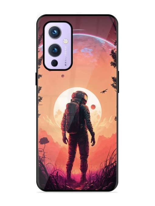 Red Sky At Morning Glossy Metal Phone Cover for Oneplus 9 (5G)