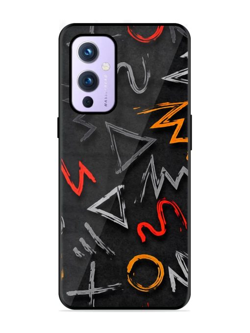 Grungy Graffiti Glossy Metal Phone Cover for Oneplus 9 (5G) Zapvi