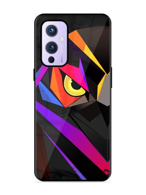 Wpap Owl Glossy Metal Phone Cover for Oneplus 9 (5G)