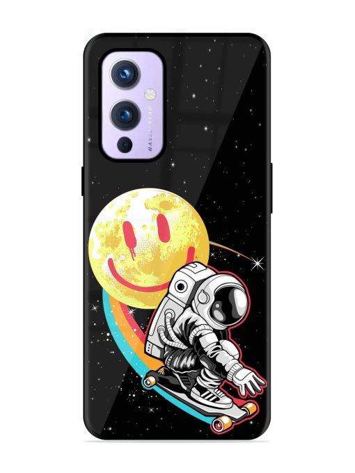 Astronaut Art Glossy Metal Phone Cover for Oneplus 9 (5G) Zapvi