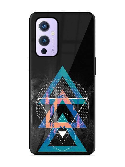 Indie Cross Glossy Metal Phone Cover for Oneplus 9 (5G) Zapvi