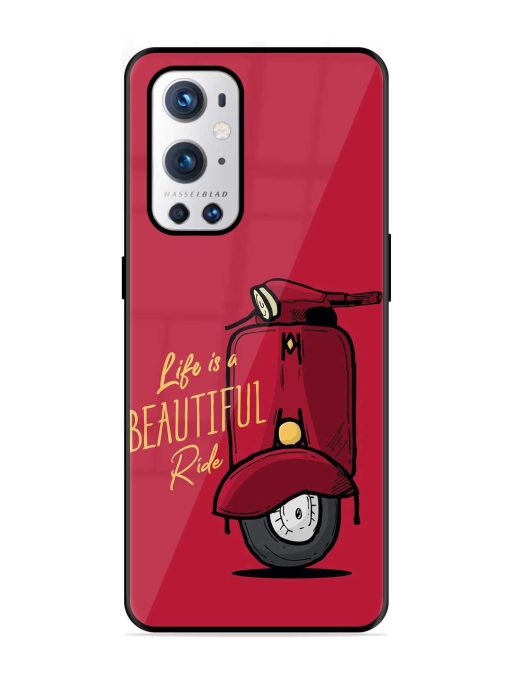 Life Is Beautiful Rides Glossy Metal Phone Cover for Oneplus 9 Pro (5G) Zapvi