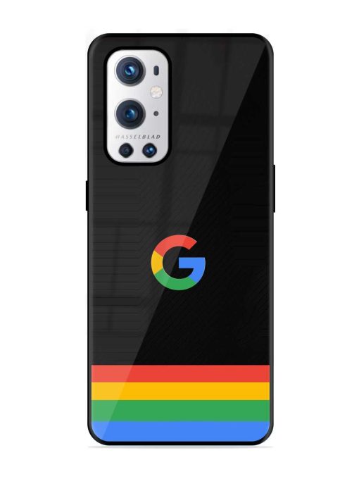 Google Logo Art Glossy Metal Phone Cover for Oneplus 9 Pro (5G)