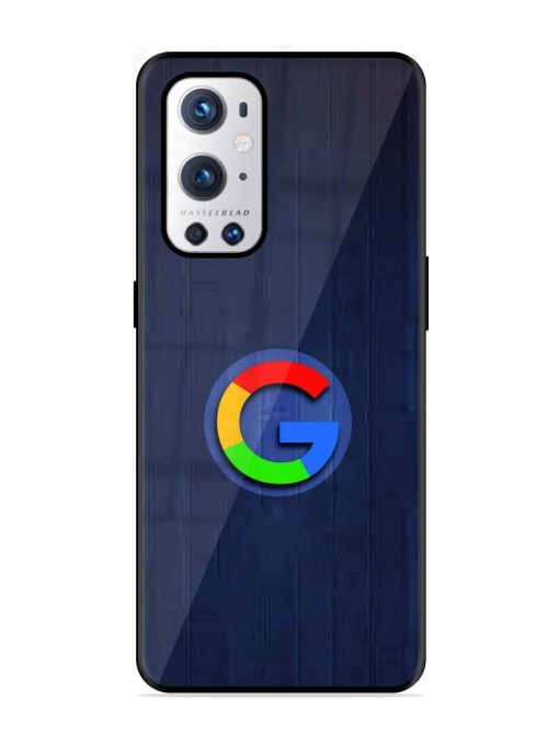 Google Logo Printed Glossy Metal TPU Phone Cover for Oneplus 9 Pro (5G) Zapvi