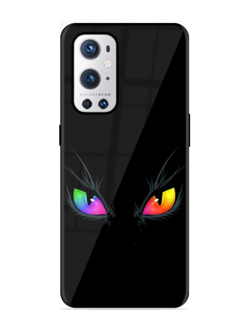 Cat Eyes Glossy Metal Phone Cover for Oneplus 9 Pro (5G) Zapvi