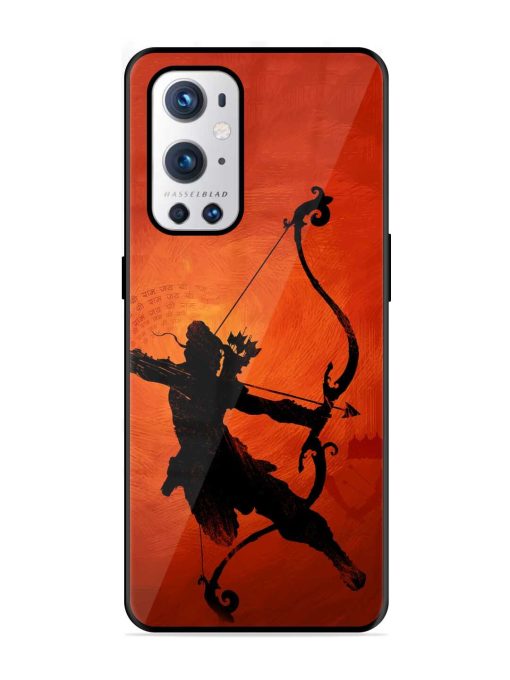 Illustration Lord Rama Glossy Metal Phone Cover for Oneplus 9 Pro (5G) Zapvi