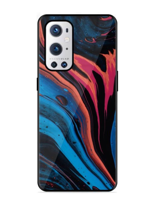 Liquefied Art Glossy Metal TPU Phone Cover for Oneplus 9 Pro (5G) Zapvi