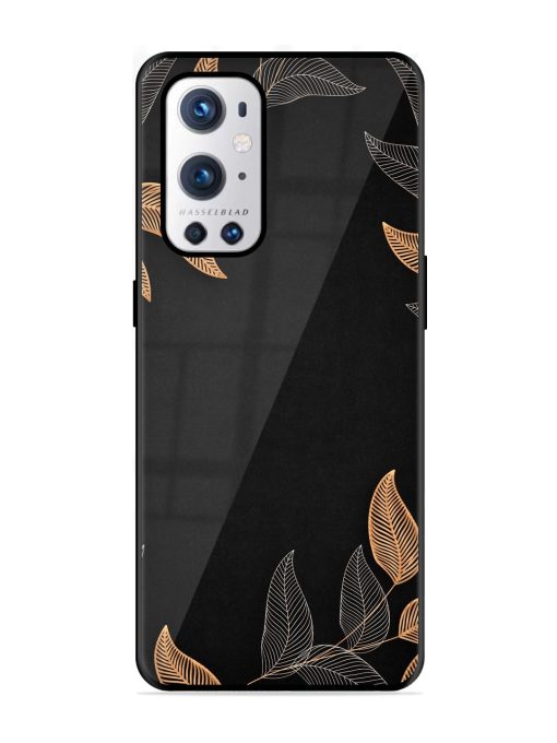 Foliage Art Glossy Metal Phone Cover for Oneplus 9 Pro (5G) Zapvi