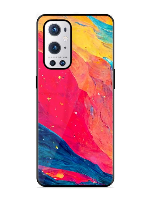 Starry Night Glossy Metal Phone Cover for Oneplus 9 Pro (5G) Zapvi