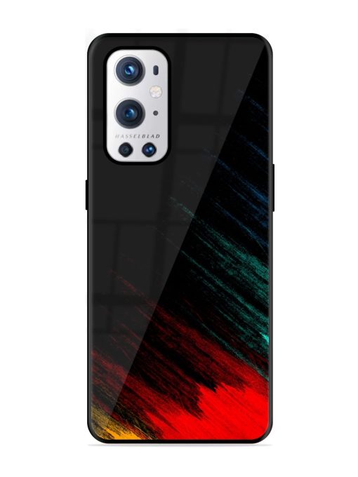 Color Pattern Glossy Metal Phone Cover for Oneplus 9 Pro (5G) Zapvi