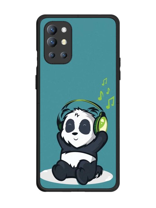 Music Panda Glossy Metal Phone Cover for Oneplus 9R (5G) Zapvi