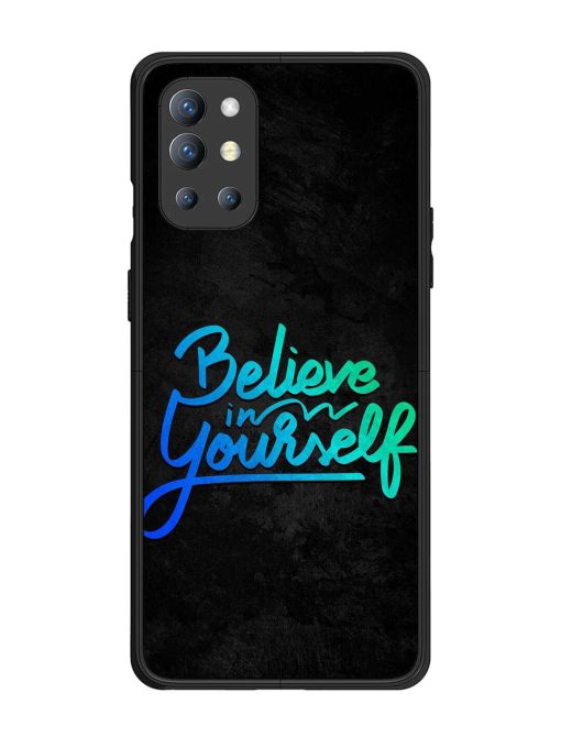 Believe In Yourself Glossy Metal Phone Cover for Oneplus 9R (5G) Zapvi