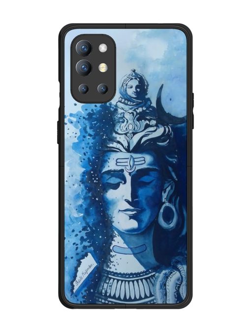 Shiv Art Glossy Metal Phone Cover for Oneplus 9R (5G)