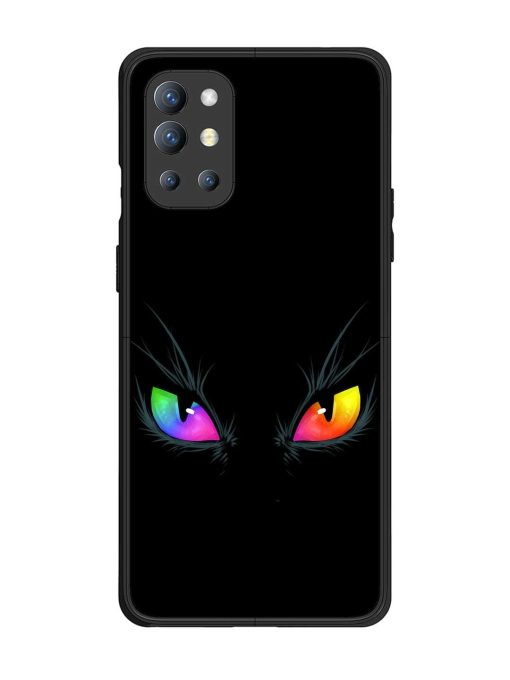 Cat Eyes Glossy Metal Phone Cover for Oneplus 9R (5G) Zapvi