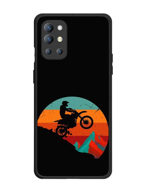 Mountain Bike Glossy Metal Phone Cover for Oneplus 9R (5G) Zapvi