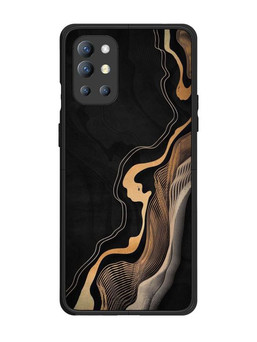 Abstract Art Glossy Metal TPU Phone Cover for Oneplus 9R (5G) Zapvi