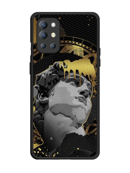 Roman Face Glossy Metal Phone Cover for Oneplus 9R (5G)