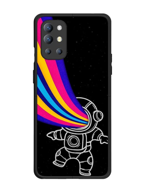 Astronaut Glossy Metal TPU Phone Cover for Oneplus 9R (5G) Zapvi
