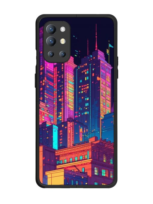 City View Glossy Metal Phone Cover for Oneplus 9R (5G) Zapvi