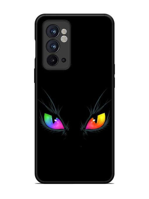 Cat Eyes Glossy Metal Phone Cover for Oneplus 9RT (5G) Zapvi