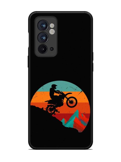 Mountain Bike Glossy Metal Phone Cover for Oneplus 9RT (5G) Zapvi