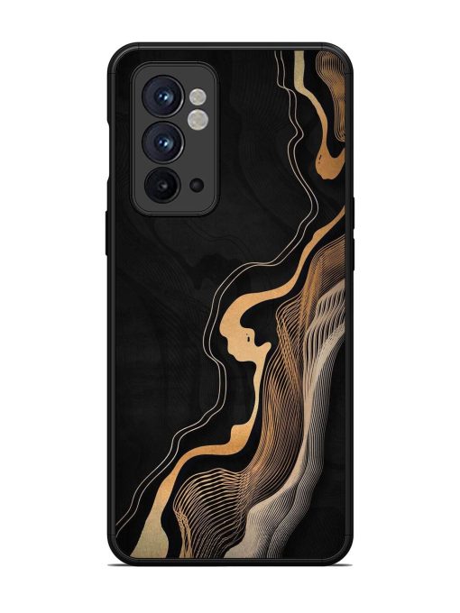 Abstract Art Glossy Metal TPU Phone Cover for Oneplus 9RT (5G) Zapvi