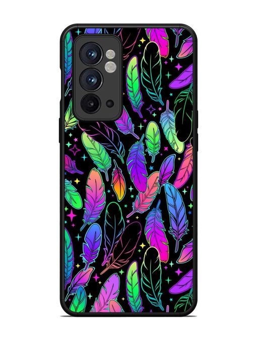 Bright Multi Colored Seamless Glossy Metal Phone Cover for Oneplus 9RT (5G) Zapvi