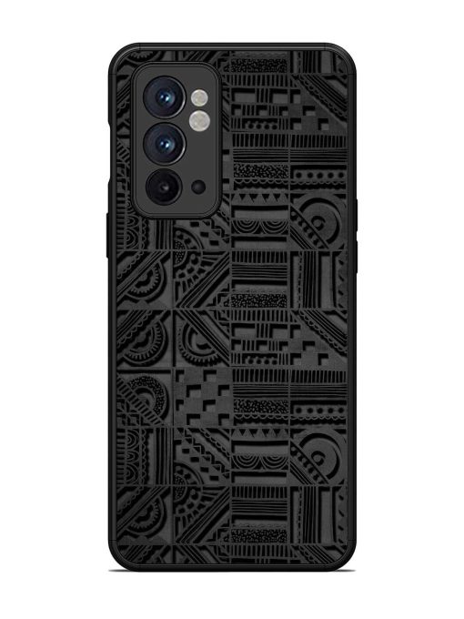 Seamless Pattern Glossy Metal Phone Cover for Oneplus 9RT (5G) Zapvi