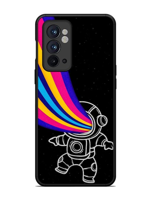 Astronaut Glossy Metal TPU Phone Cover for Oneplus 9RT (5G) Zapvi