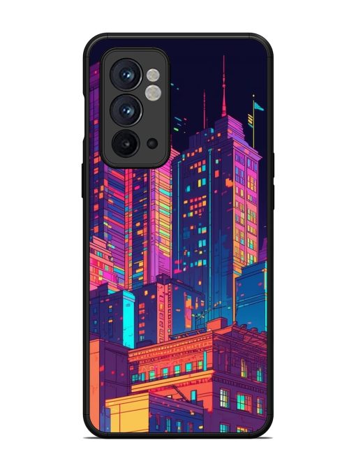 City View Glossy Metal Phone Cover for Oneplus 9RT (5G) Zapvi