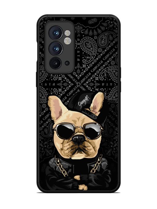 Gangsta Cool Sunmetales Dog Glossy Metal Phone Cover for Oneplus 9RT (5G) Zapvi