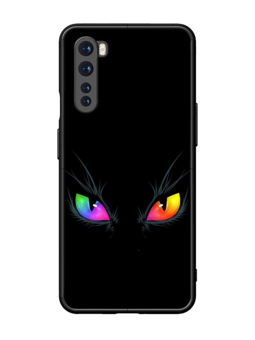 Cat Eyes Glossy Metal Phone Cover for Oneplus Nord