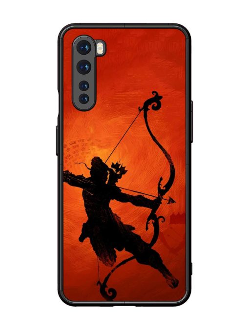 Illustration Lord Rama Glossy Metal Phone Cover for Oneplus Nord Zapvi