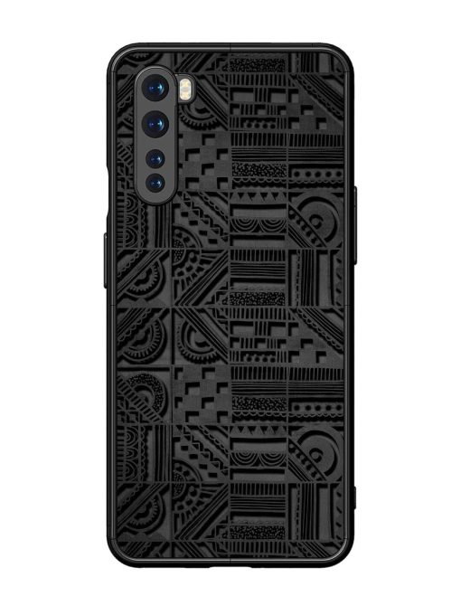 Seamless Pattern Glossy Metal Phone Cover for Oneplus Nord Zapvi