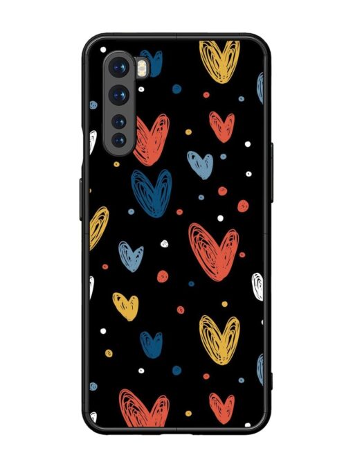 Happy Valentines Day Glossy Metal TPU Phone Cover for Oneplus Nord Zapvi