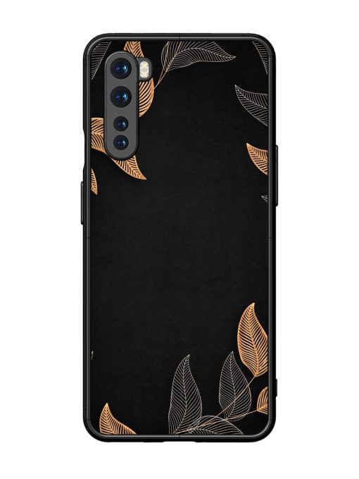 Foliage Art Glossy Metal Phone Cover for Oneplus Nord