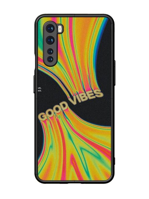 Good Vibes Glossy Metal Phone Cover for Oneplus Nord