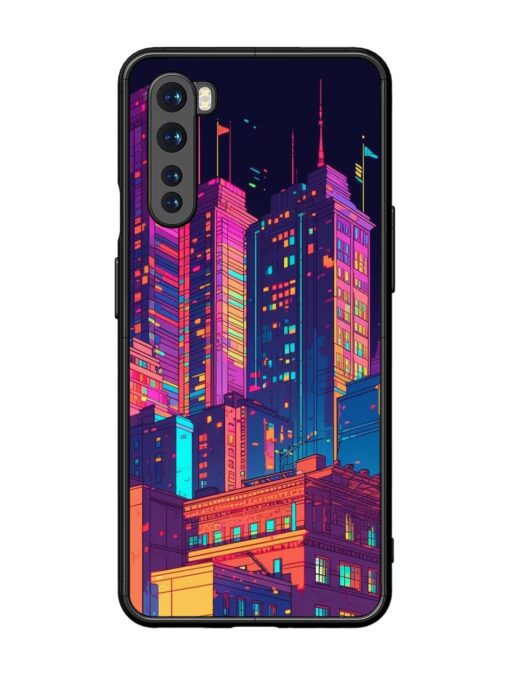 City View Glossy Metal Phone Cover for Oneplus Nord Zapvi