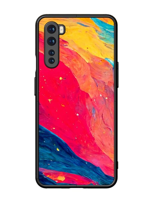 Starry Night Glossy Metal Phone Cover for Oneplus Nord