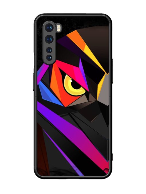 Wpap Owl Glossy Metal Phone Cover for Oneplus Nord Zapvi