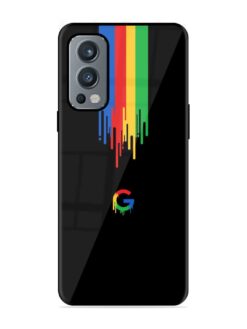 Google Logo Glossy Metal Phone Cover for Oneplus Nord 2 (5G)