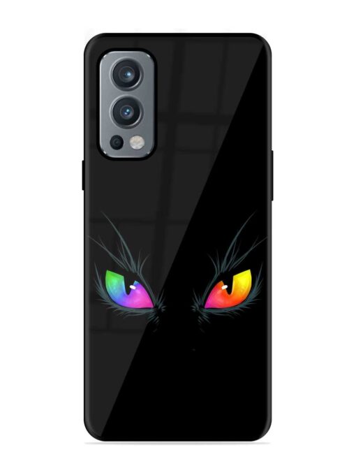 Cat Eyes Glossy Metal Phone Cover for Oneplus Nord 2 (5G) Zapvi