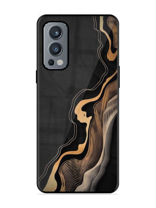 Abstract Art Glossy Metal TPU Phone Cover for Oneplus Nord 2 (5G) Zapvi