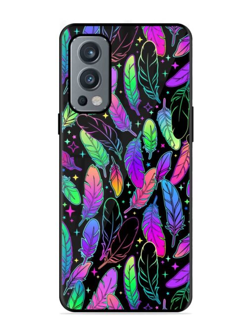 Bright Multi Colored Seamless Glossy Metal Phone Cover for Oneplus Nord 2 (5G) Zapvi