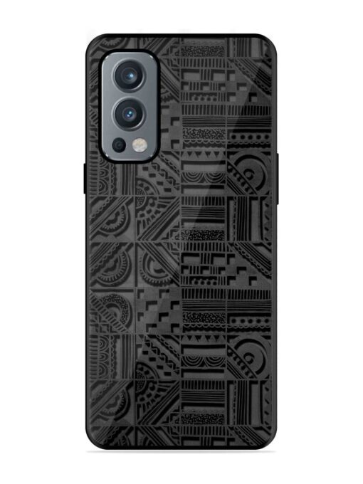 Seamless Pattern Glossy Metal Phone Cover for Oneplus Nord 2 (5G)