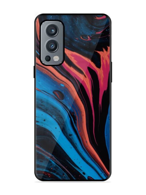 Liquefied Art Glossy Metal TPU Phone Cover for Oneplus Nord 2 (5G)