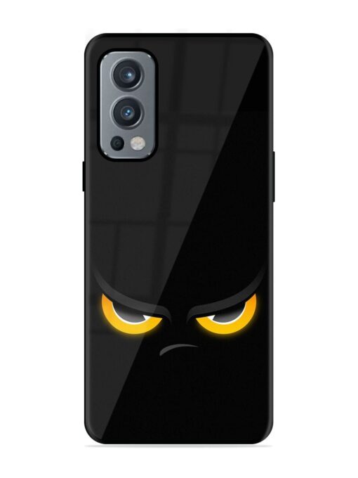 Scary Yellow Eye Glossy Metal TPU Phone Cover for Oneplus Nord 2 (5G) Zapvi