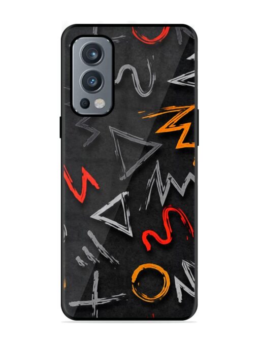 Grungy Graffiti Glossy Metal Phone Cover for Oneplus Nord 2 (5G) Zapvi