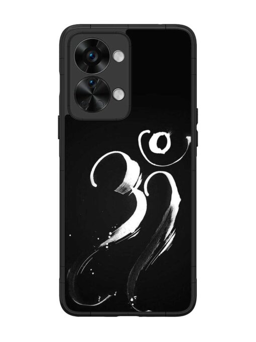 Om Logo Glossy Metal Phone Cover for Oneplus Nord 2T (5G)