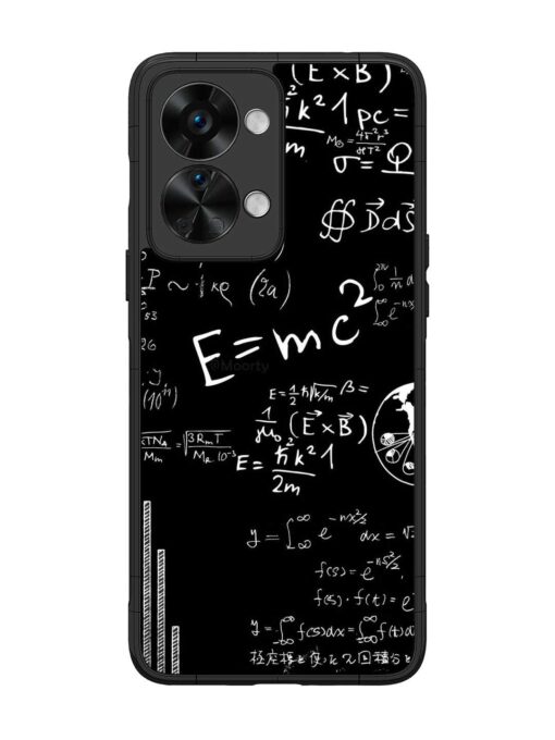 E=Mc2 Mass?Energy Equivalence Glossy Metal Phone Cover for Oneplus Nord 2T (5G) Zapvi